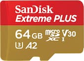 SanDisk - Extreme PLUS 64GB microSDXC UHS-I Memory Card