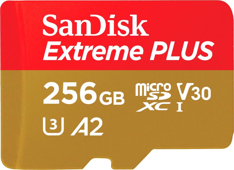 SanDisk Extreme PLUS 256GB microSDXC UHS I Memory Card SanDisk Extreme PLUS 256GB microSDXC UHS I Memory Card