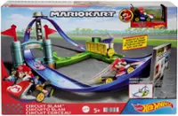 Front. Hot Wheels - MarioKart Circuit Slam Track Set.