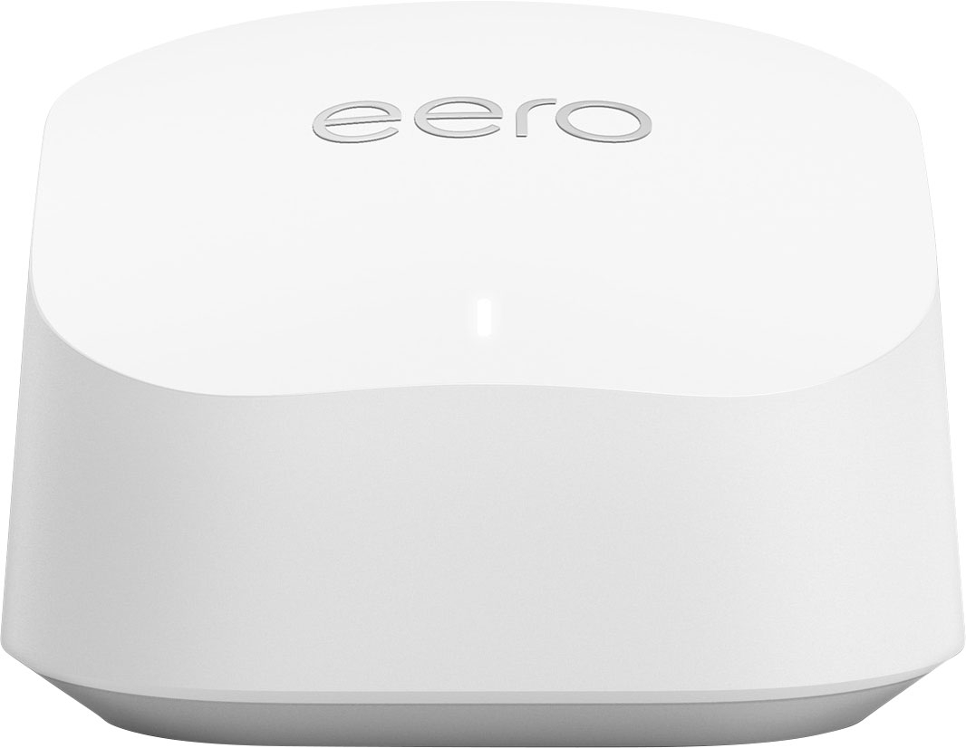 eero 6+ AX3000 Dual-Band Mesh Wi-Fi 6 Router White R010111 - Best Buy