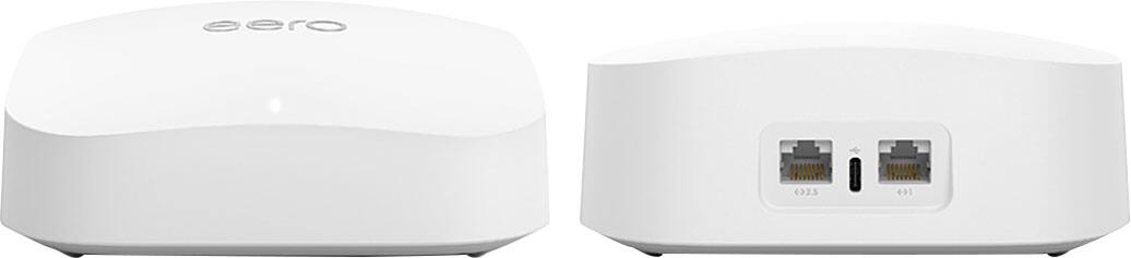 thumbnail image 2 of Eero Pro 6E Tri-Band Mesh WiFi Router – 1 Pack – Provided By ISP Giganet – White 2 of 6