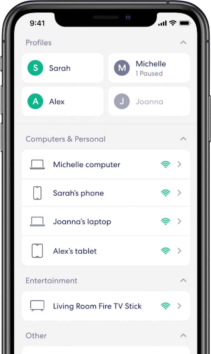 Alt View 15. eero - Pro 6E AXE5400 Tri-Band Mesh Wi-Fi 6E System (3-pack) - White.