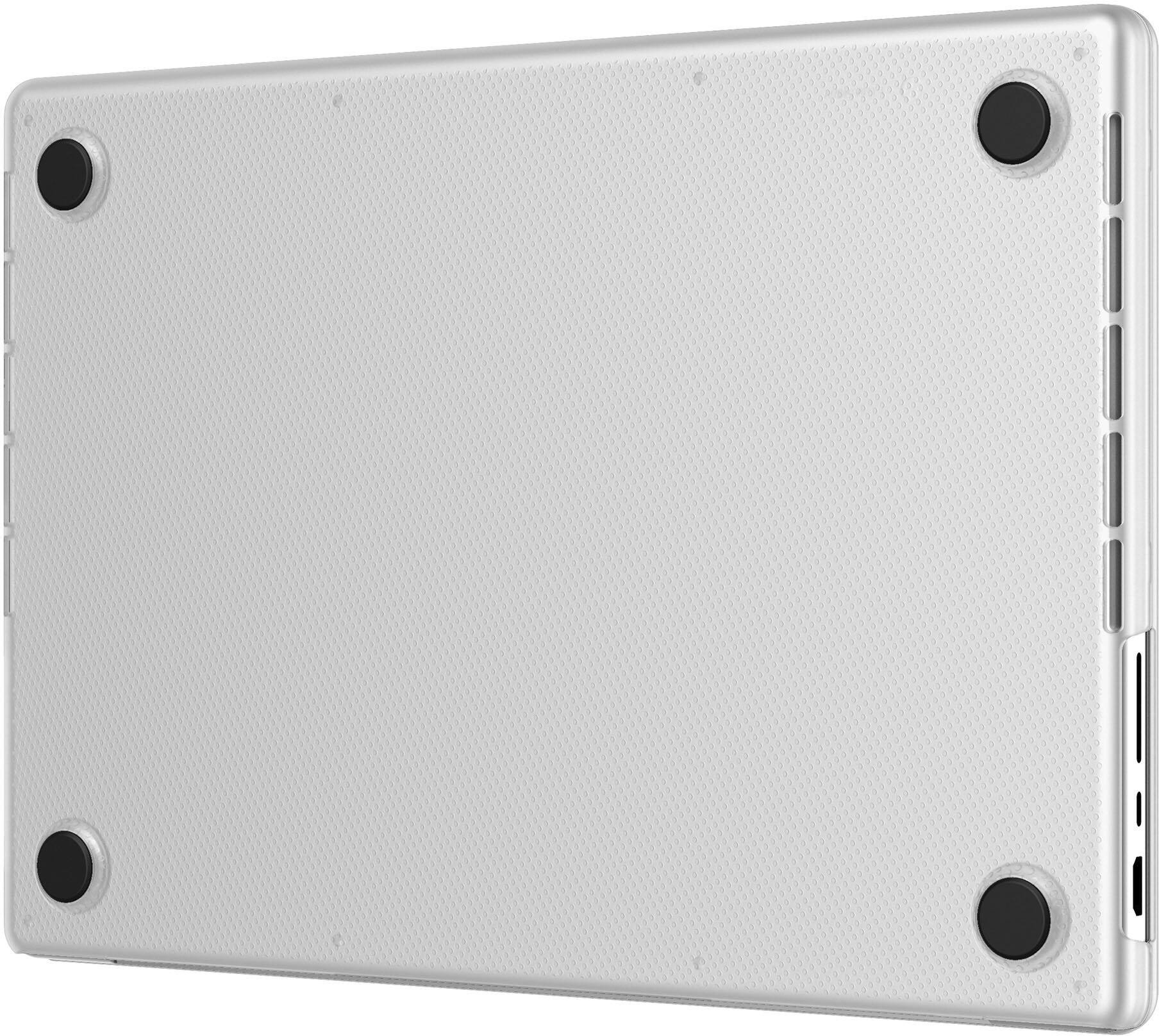 Back. Incase - Hardshell Dot Case for the M2 or M3 MacBook Pro 16" (2021, 2023) - Clear.