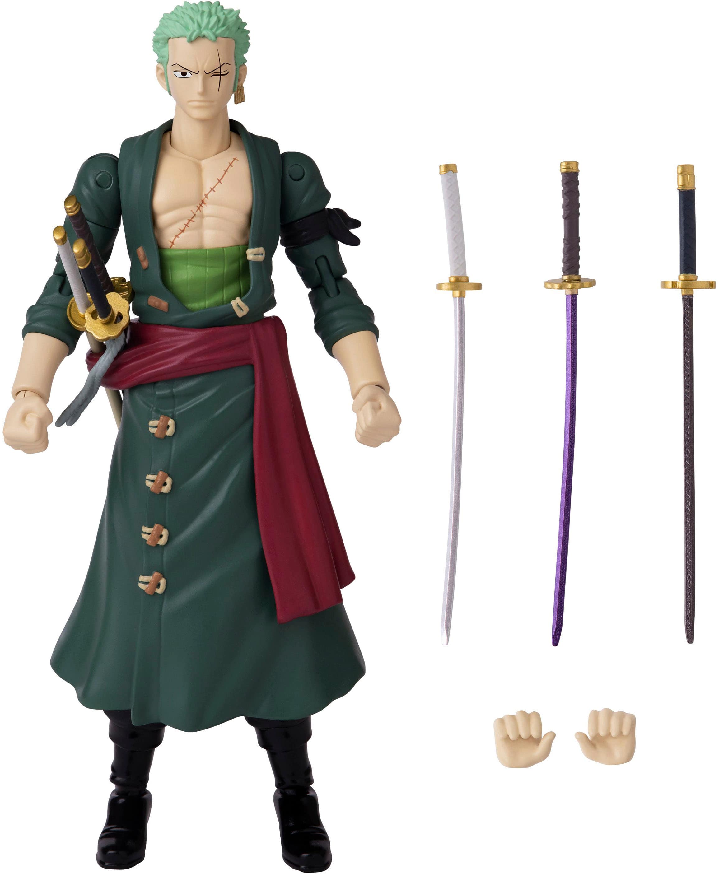 Best Buy: Bandai Anime Heroes One Piece 6.5 Action Figure Roronoa