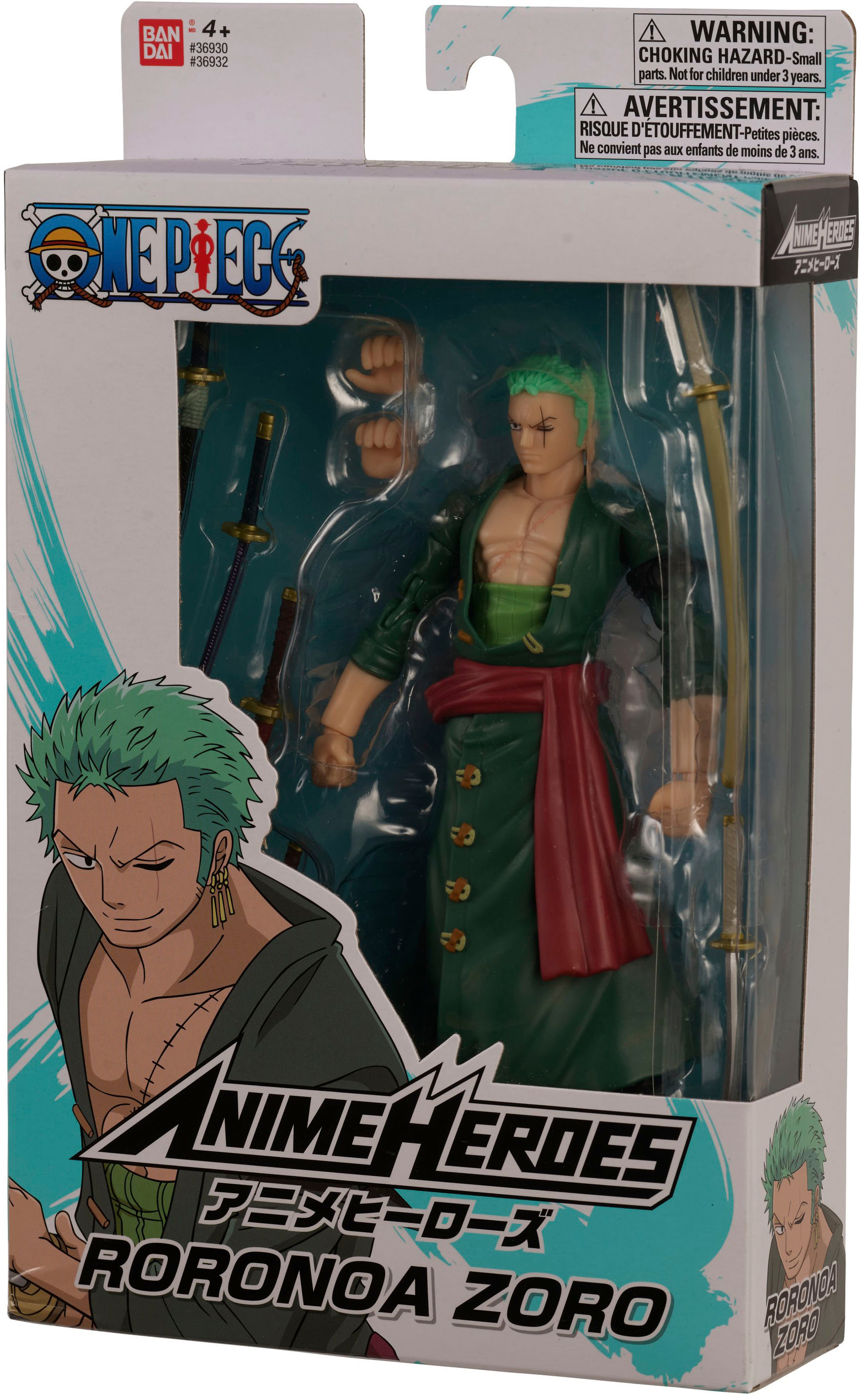 Zoro for $20!!! Unboxing One Piece Anime Heroes Action Figure in 4K 