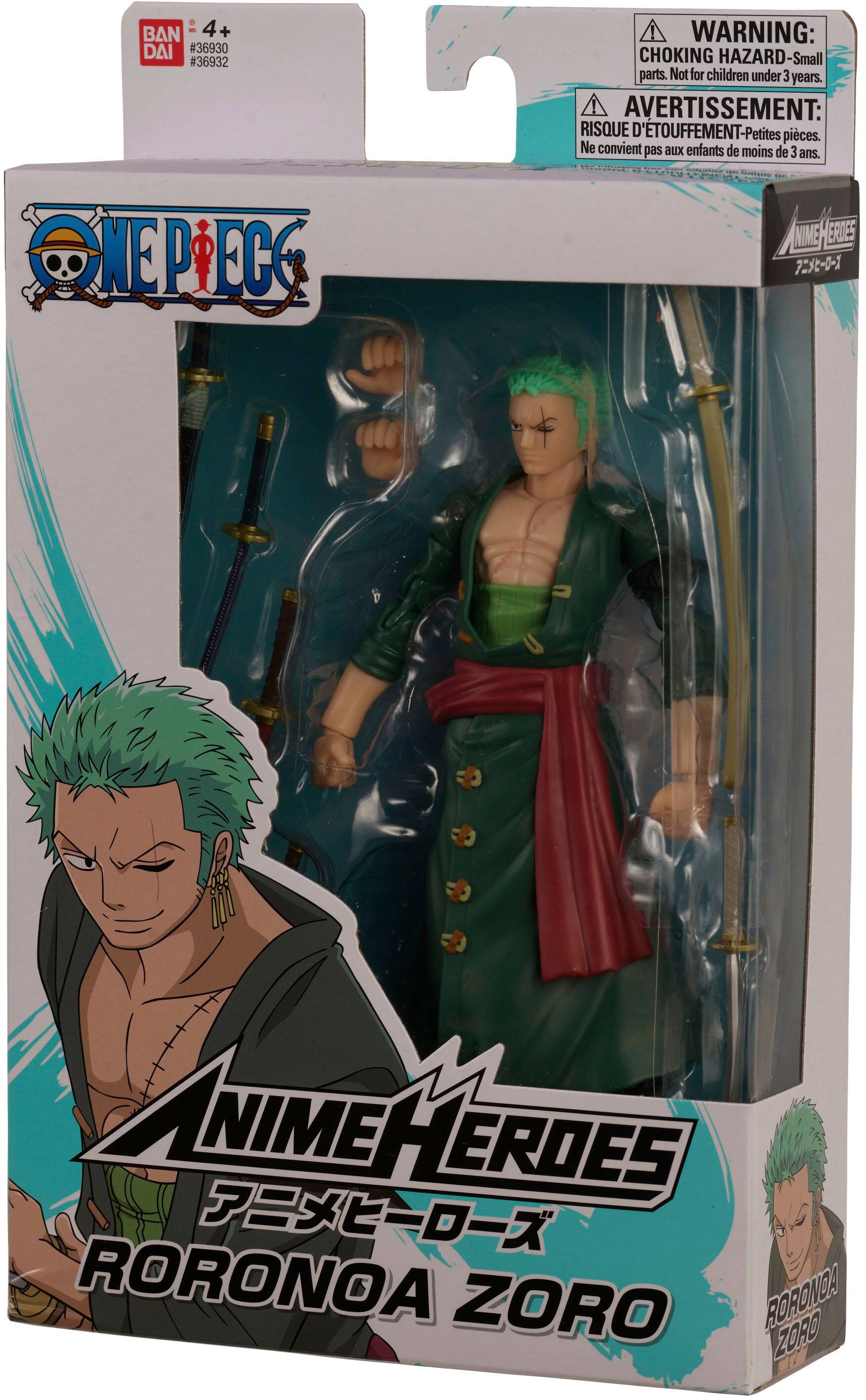 Anime Heroes – One Piece – Roronoa Zoro Action Figure 36932,various by  Bandai - Shop Online for Toys in Turkey