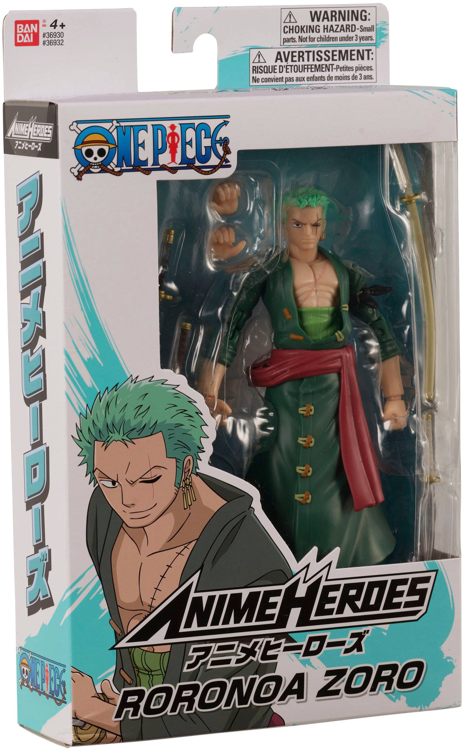 Bandai Anime Heroes One Piece Roronoa Zoro Figure