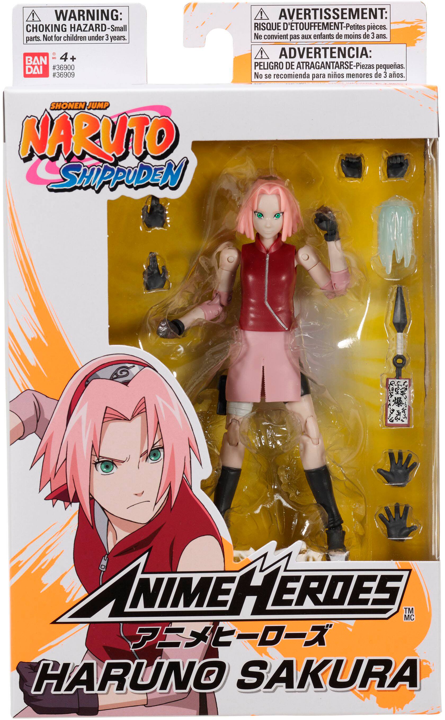 Bandai - Figura de Ação Anime Heroes Naruto Shippuden