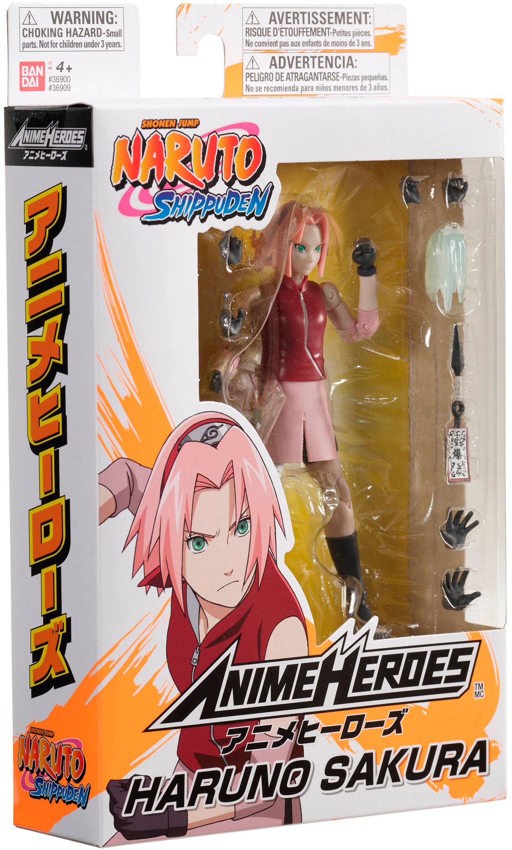 Bandai Anime Heroes Naruto - Naruto Uzumaki 6.5-in Action Figure with  Accessory Pack