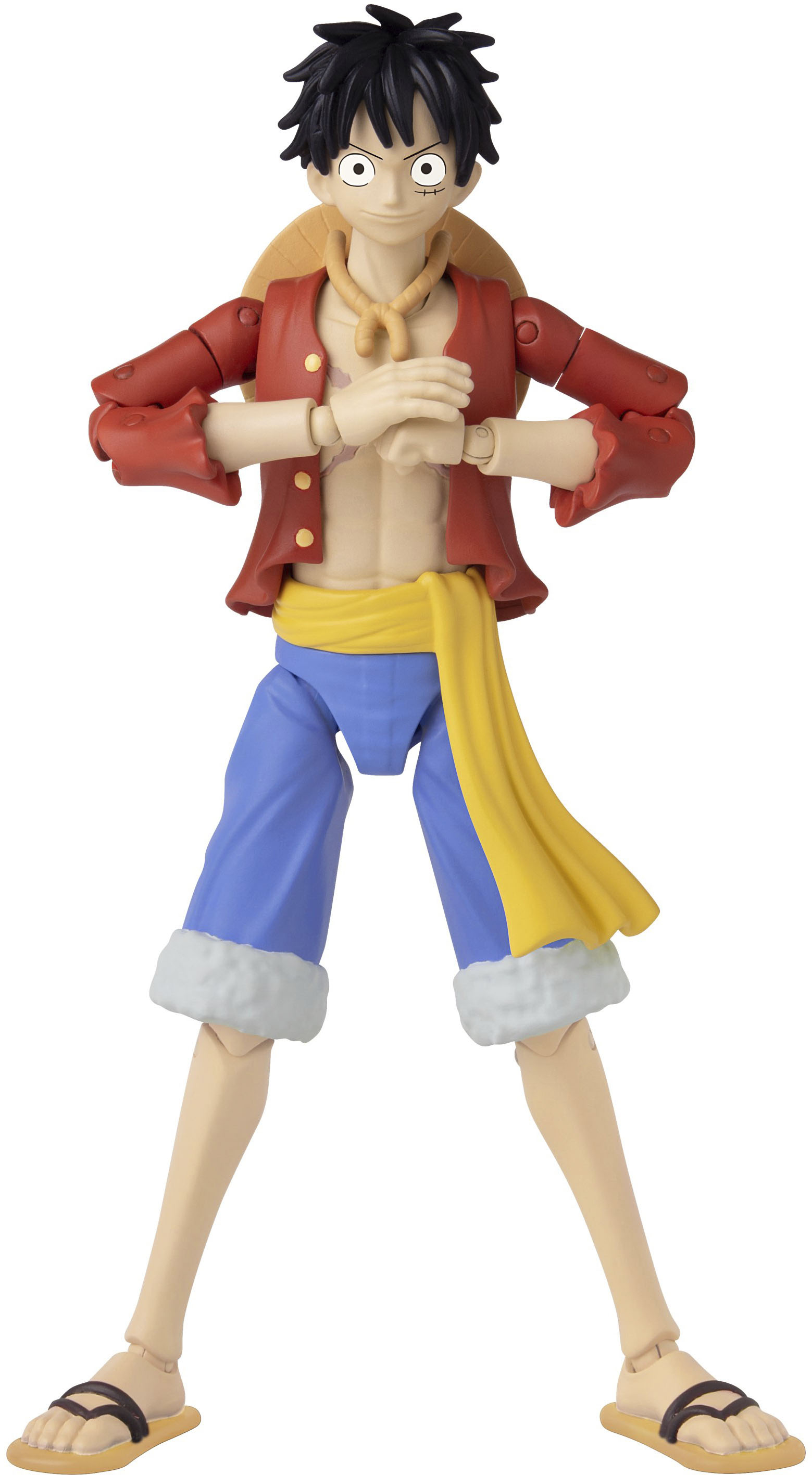 Bandai Anime Heroes - Pick Your Favorite One Piece Hero: Monkey D Luffy  with 2 My Outlet Mall Stickers (Monkey D Luffy)