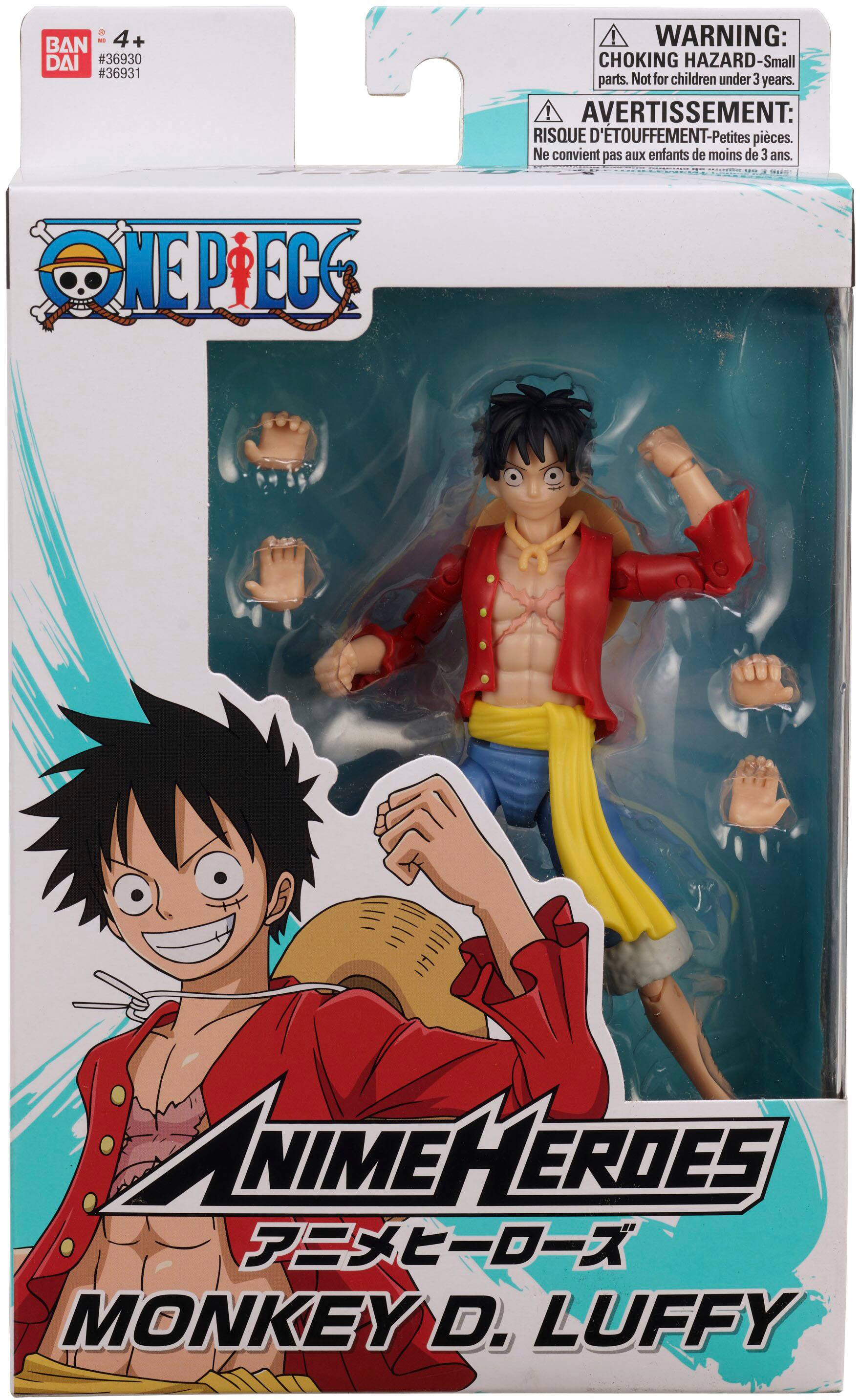 Best Buy: Bandai Anime Heroes One Piece 6.5 Action Figure Monkey