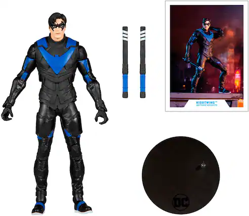 Front. McFarlane Toys - DC Gaming - 7" Nightwing Figure.