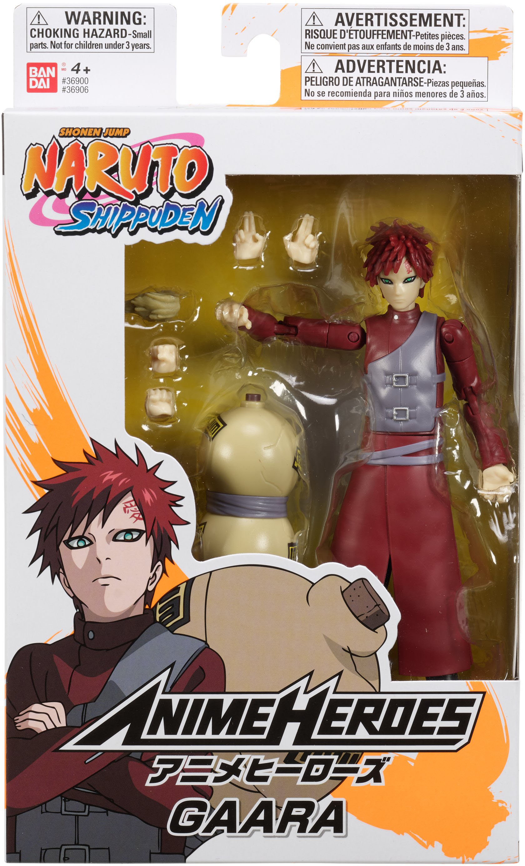 BANDAI Anime Heroes – Naruto Shippuden – Figurine Anime heroes 17 cm –  Naruto Uzumaki – Higheek