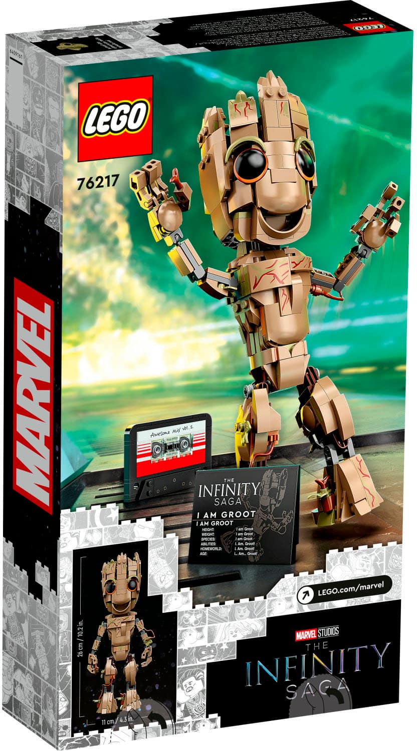 Alt View 11. LEGO - Marvel I am Groot 76217 Toy Building Kit (476 Pieces).