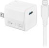 Insignia™ - 30W USB-C Super-Fast Charge Kit for iPhone 14 Pro Max, iPhone 14 Plus, iPhone 13 Pro Max - White