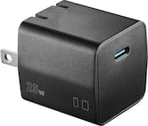 Insignia™ - 25W Compact USB-C Wall Charger for Samsung Smartphones, iPhone, Tablets and More - Black
