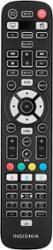Insignia™ - 5-Device Backlit Universal Remote - Black - Front_Zoom