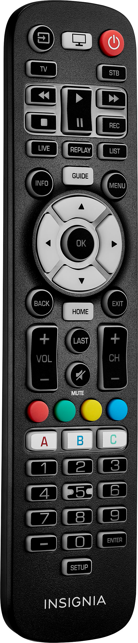 Angle View: Philips - 8 Device Universal Remote Control Bluetooth Programmable, Backlit - Brushed Silver