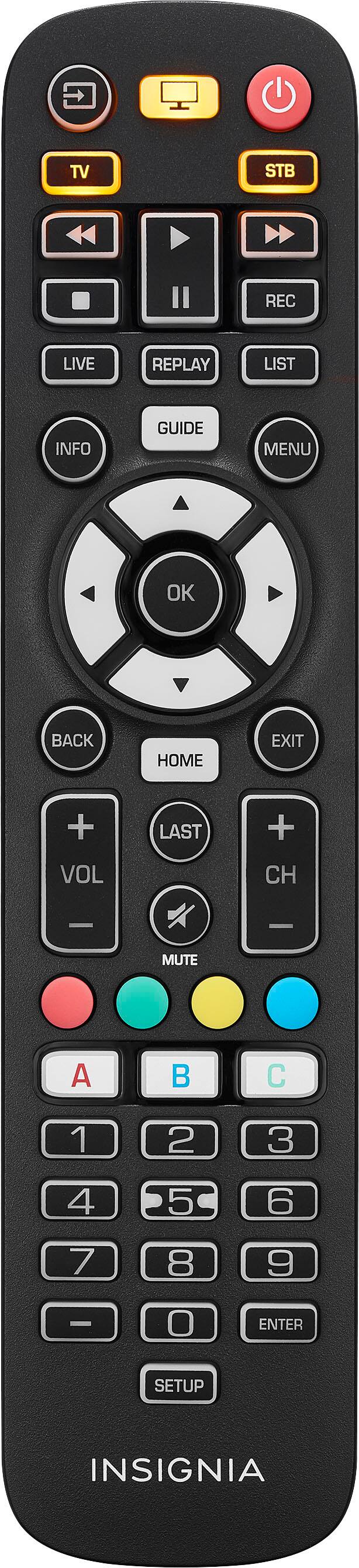 Alt View 14. Insignia™ - 3-Device Universal Remote - Black.