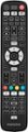 Front. Insignia™ - 8-Device Backlit Universal Remote - Black.