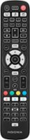 Insignia™ - 8-Device Backlit Universal Remote - Black - Front_Zoom