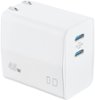 Insignia™ - 45W Foldable Compact Dual USB-C Wall Charger for Samsung Smartphones, iPhone, Tablets, Chromebook and More - White
