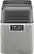 Front. Insignia™ - Portable Clear Ice Maker with Auto Shut-off - Stainless Steel.