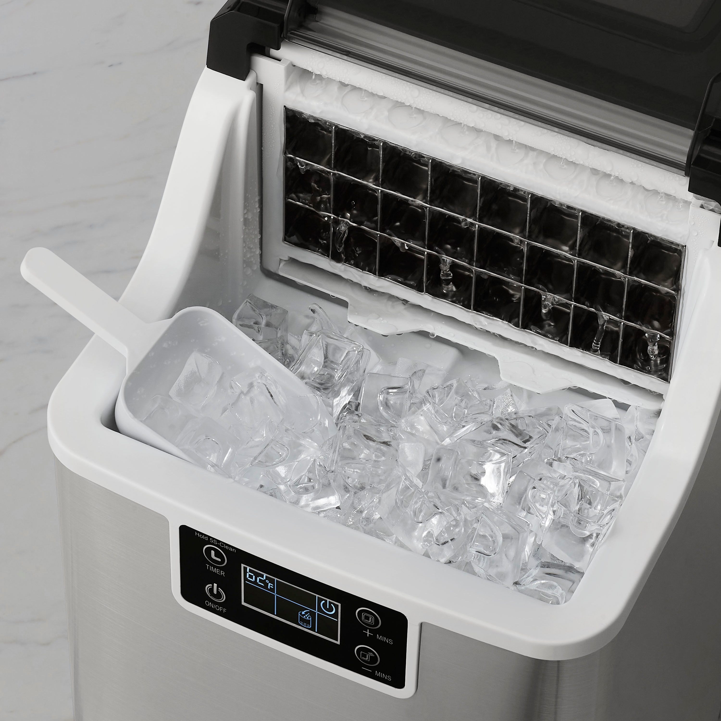 ADT 44 Lb. Daily Production Cube Clear Ice Portable Ice Maker