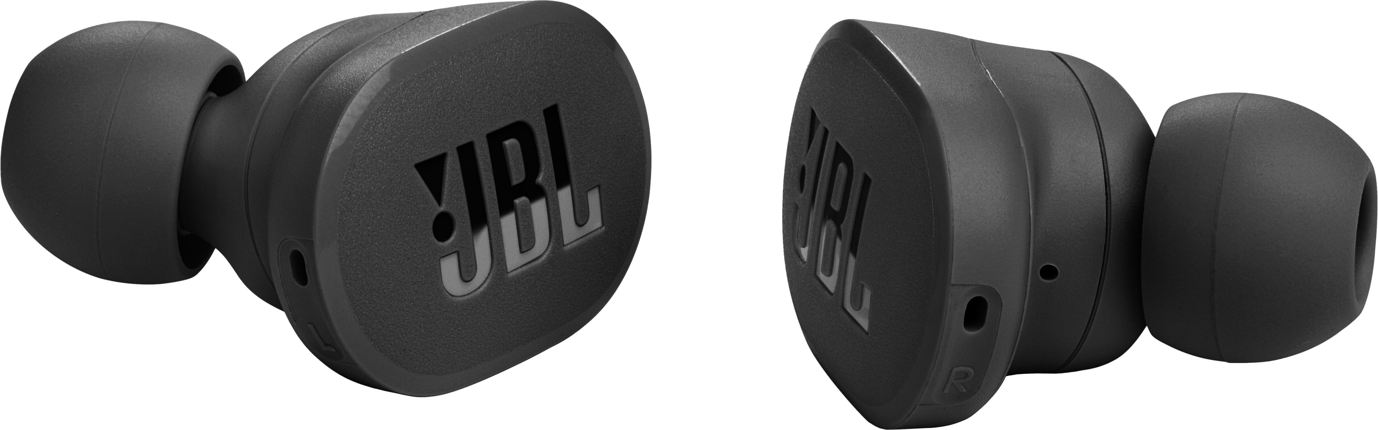 Left View: JBL - Tune 130NC True Wireless Noise Cancelling In-Ear Earbuds - Black