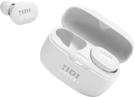 JBL - Tune 130NC True Wireless Noise Cancelling In-Ear Earbuds - White - Front_Zoom
