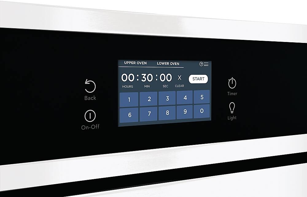 Alt View 13. Frigidaire - 30" Built-in Double Electric Wall Oven with Fan Convection - White.