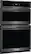 Angle. Frigidaire - 27" Built-in Electric Wall Oven/Microwave Combination - Black Stainless Steel.