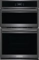 Frigidaire - 27" Built-in Electric Wall Oven/Microwave Combination - Black Stainless Steel
