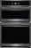 Front. Frigidaire - 27" Built-in Electric Wall Oven/Microwave Combination - Black Stainless Steel.