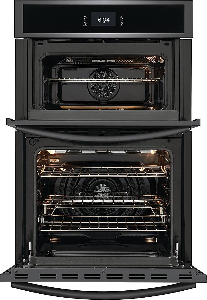 Alt View 11. Frigidaire - 27" Built-in Electric Wall Oven/Microwave Combination - Black Stainless Steel.