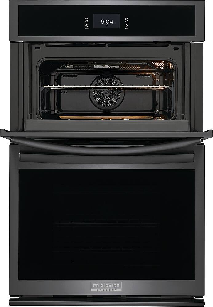 Alt View 12. Frigidaire - 27" Built-in Electric Wall Oven/Microwave Combination - Black Stainless Steel.