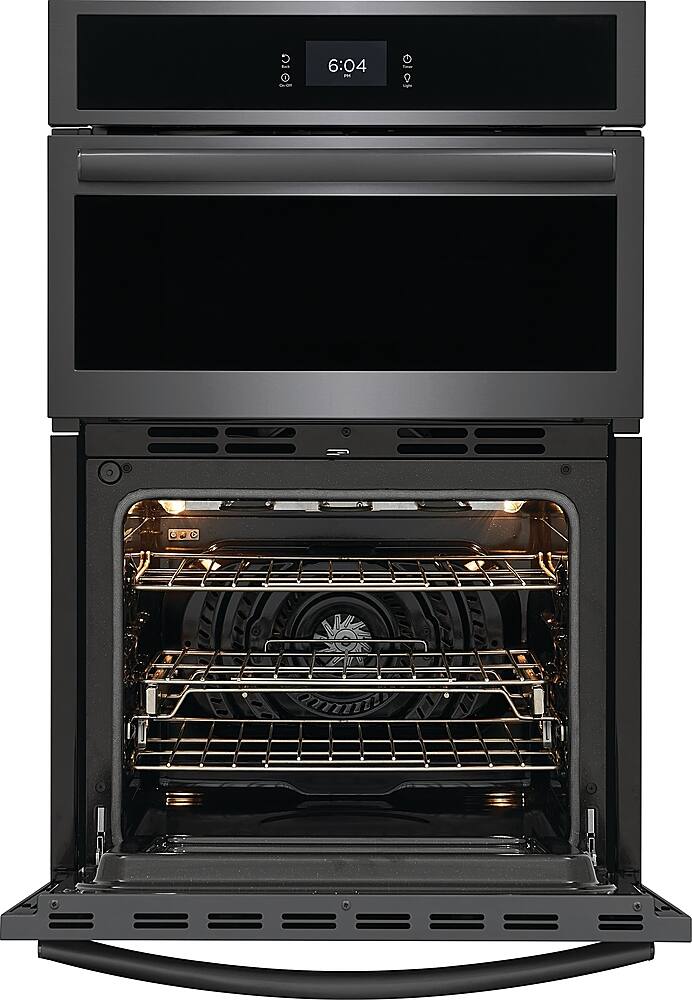 Alt View 13. Frigidaire - 27" Built-in Electric Wall Oven/Microwave Combination - Black Stainless Steel.