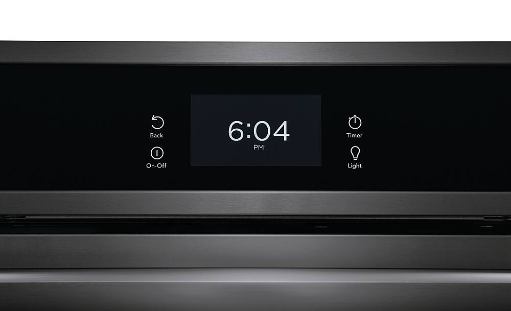 Alt View 2. Frigidaire - 27" Built-in Electric Wall Oven/Microwave Combination - Black Stainless Steel.