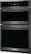 Left. Frigidaire - 27" Built-in Electric Wall Oven/Microwave Combination - Black Stainless Steel.