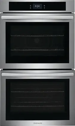 Frigidaire - 30" Double Electric Wall Oven with Fan Convection - Stainless Steel