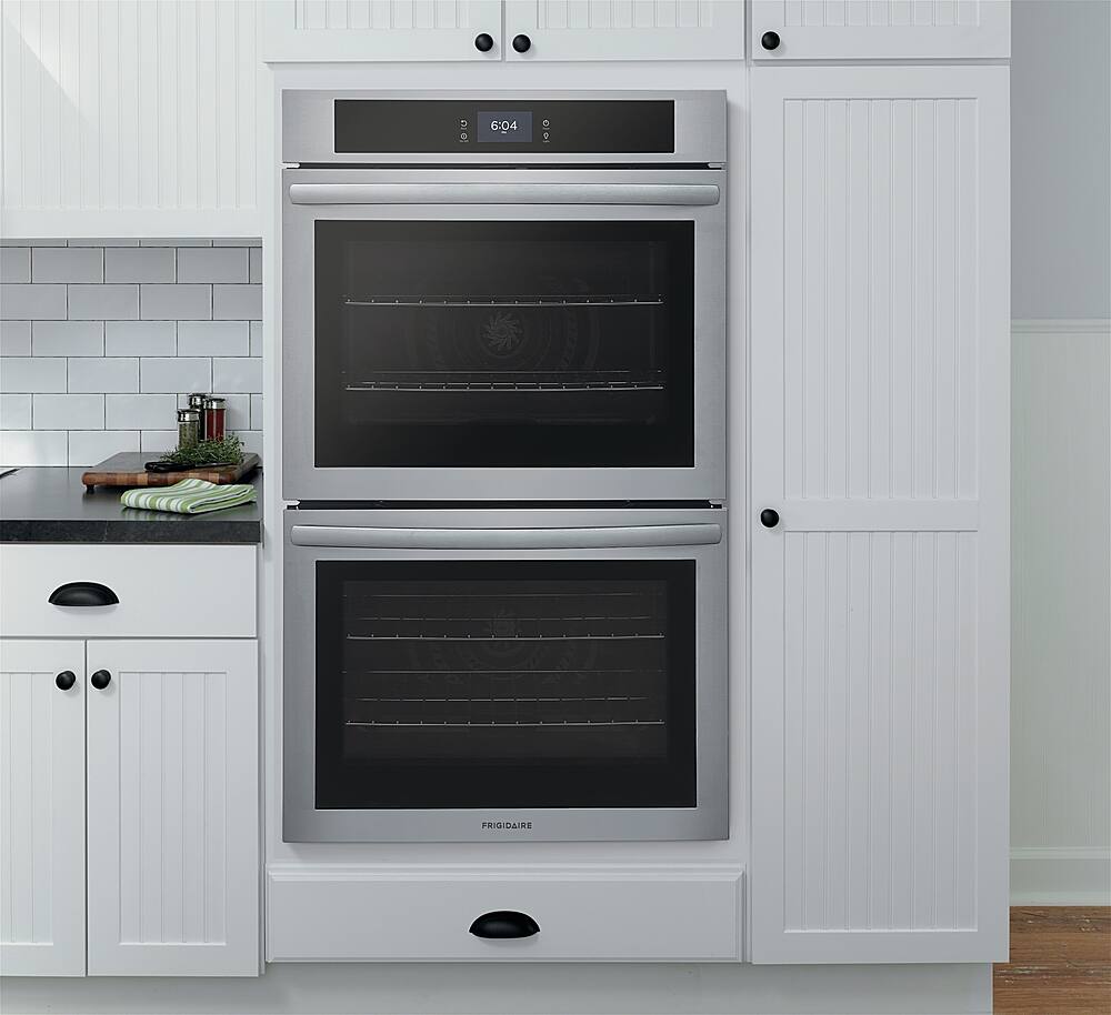 Alt View 18. Frigidaire - 30" Double Electric Wall Oven with Fan Convection - Stainless Steel.