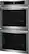 Left. Frigidaire - 30" Double Electric Wall Oven with Fan Convection - Stainless Steel.