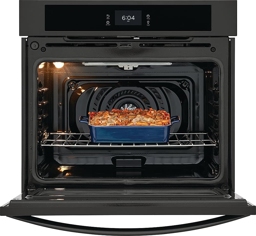 Alt View 14. Frigidaire - 30" Built-in Single Electric Wall Oven with Fan Convection - Black.