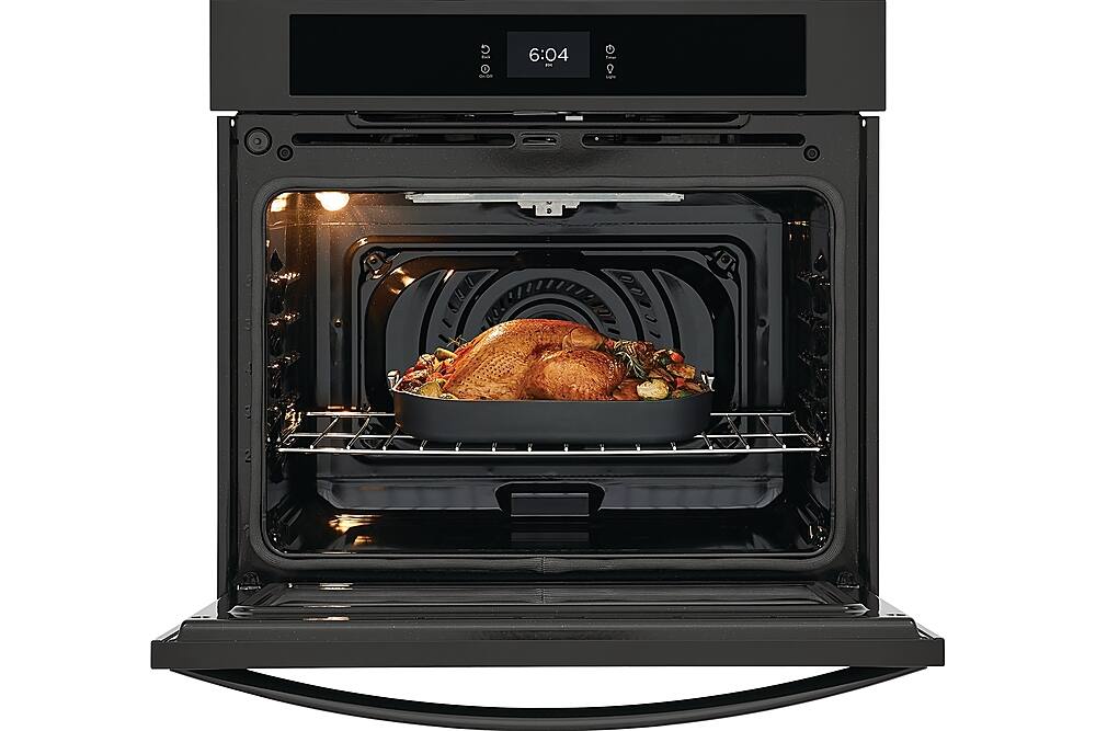 Alt View 15. Frigidaire - 30" Built-in Single Electric Wall Oven with Fan Convection - Black.