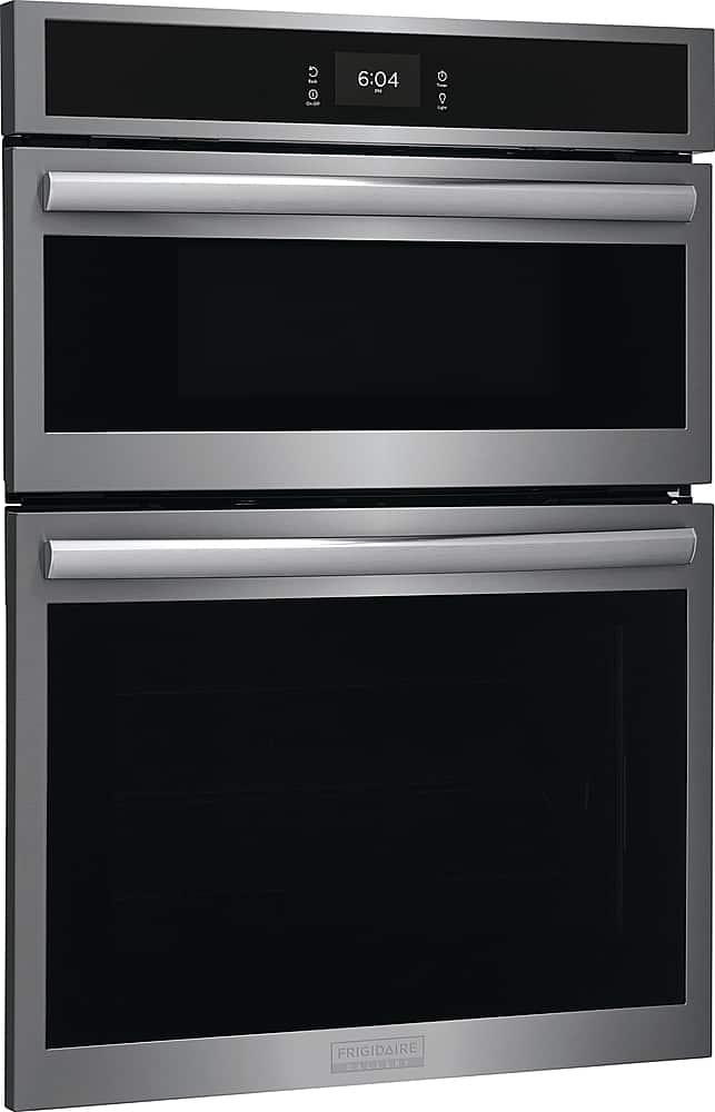 Angle. Frigidaire - Gallery 30" Built-in Electric Wall Oven/Microwave Combination - Stainless Steel.