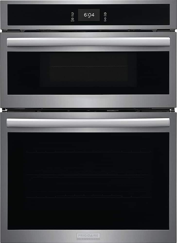 Front. Frigidaire - Gallery 30" Built-in Electric Wall Oven/Microwave Combination - Stainless Steel.