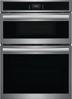 Frigidaire - Gallery 30" Built-in Electric Wall Oven/Microwave Combination - Stainless Steel - Front_Zoom