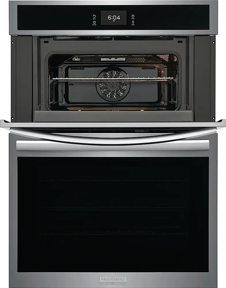 Alt View 12. Frigidaire - Gallery 30" Built-in Electric Wall Oven/Microwave Combination - Stainless Steel.