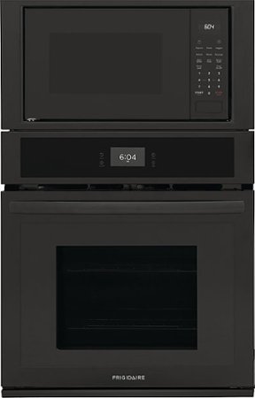 Frigidaire - 27" Built-in Electric Wall Oven/Microwave Combination - Black