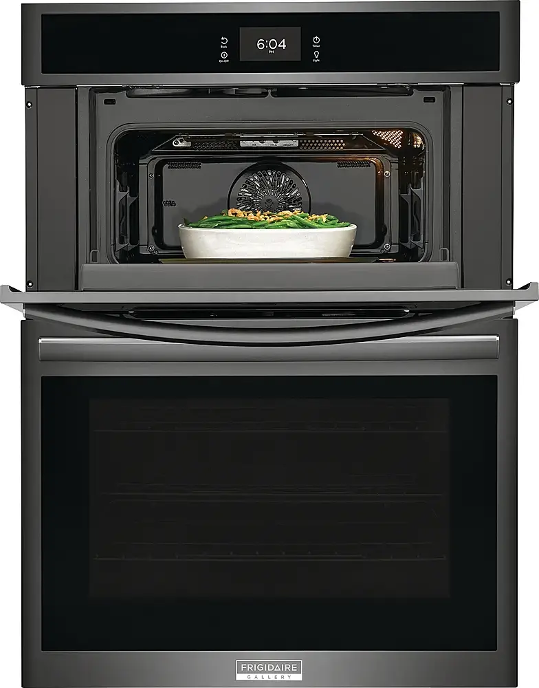 Alt View 15. Frigidaire - Gallery 30" Built-in Electric Wall Oven/Microwave Combination - Black Stainless Steel.